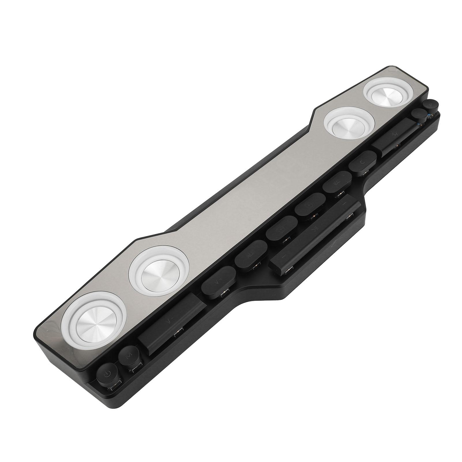 

Bluetooth-динамик в форме клавиатуры с цветной подсветкой RGB, беспотерьный компьютерный динамик для