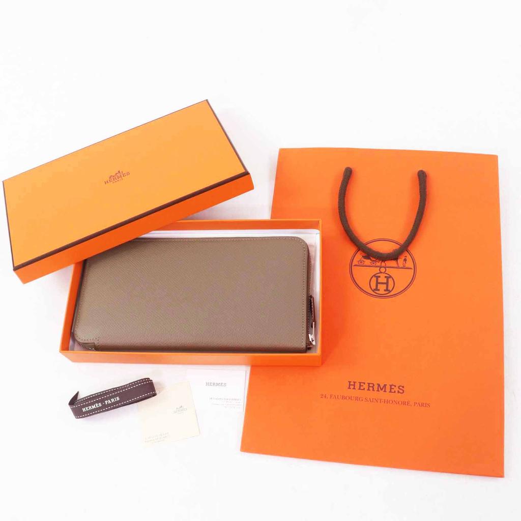 HERMES Purse Azap Long Silk Inn Epsom Women Used