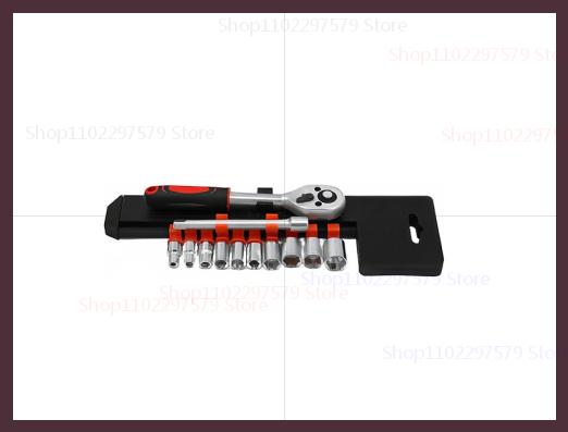

12 Piece Automotive Socket Set Quick Ratchet Wrench Hexagonal Repair Tool Kit for Car Maintenance Garage Workshop Popular Vehicl