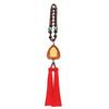 Buddhist Car Pendant Double Tassel Design Boxwood Buddha Decor Safe Auspicious Pendant for Cars Home Decorations Guanyin