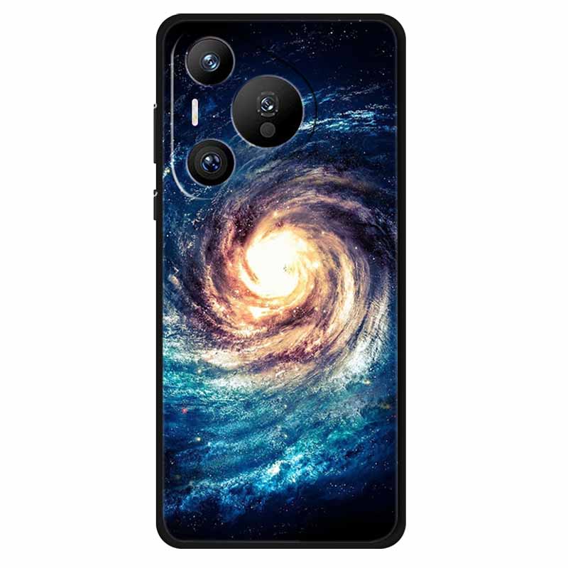 For Huawei Pura 70 Ultra Pro Case Silicone Animal Painted TPU Soft Phone Back Cover For Pura70 Pro+ Lion Shockproof Case Pura70