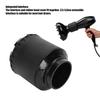 Adjustable Airflow Blow Dryer Diffuser Black Color Universal Diffuser Attachment  Home Use