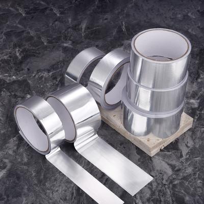 High Temperature Resistance Aluminum Foil Tape Kitchen Pipe Repair Tape Adhesive Sealing Foil Heat Insulation Leak Proof Tape