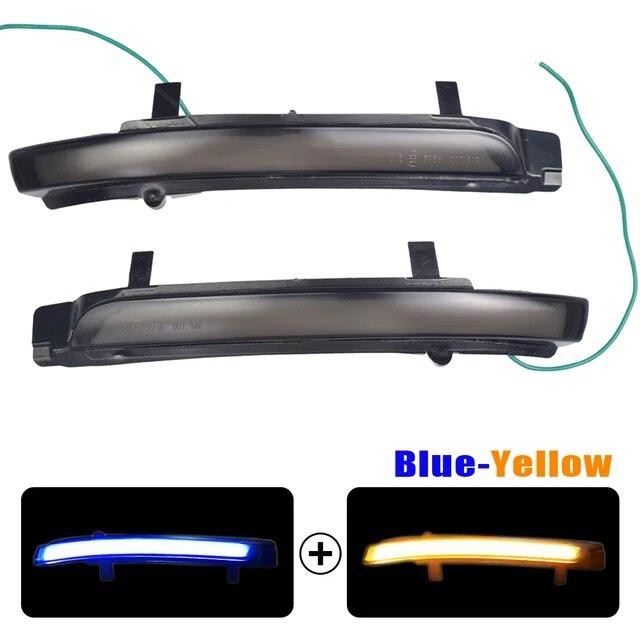 2 Pieces For Skoda Octavia 2009-2013 SUPERB 2008-2014 Dynamic LED Turn Signal Blinker Mirror Flasher Light