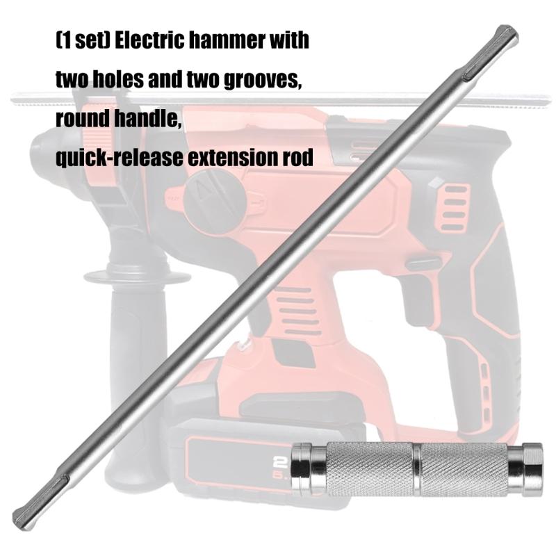 Rapidly change Extension Rod Double Round Shank for Impacts Tool Heavy dutys PLus To Plus Mount Connector Plugs