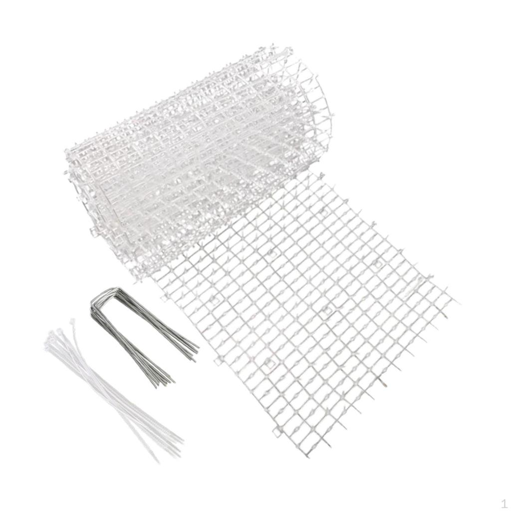 Cat Deterrent Mat 200x30 Cm Garden Scarer Fence Prickle Strips Thorn Pad for Wall Lawn Indoor