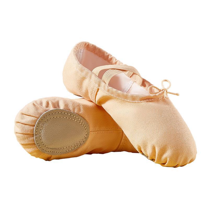 Scarpe da ballo per bambini con lacci e suole morbide, scarpe da ballo da gatto per adulti, scarpe da ballo per la pratica dello yoga