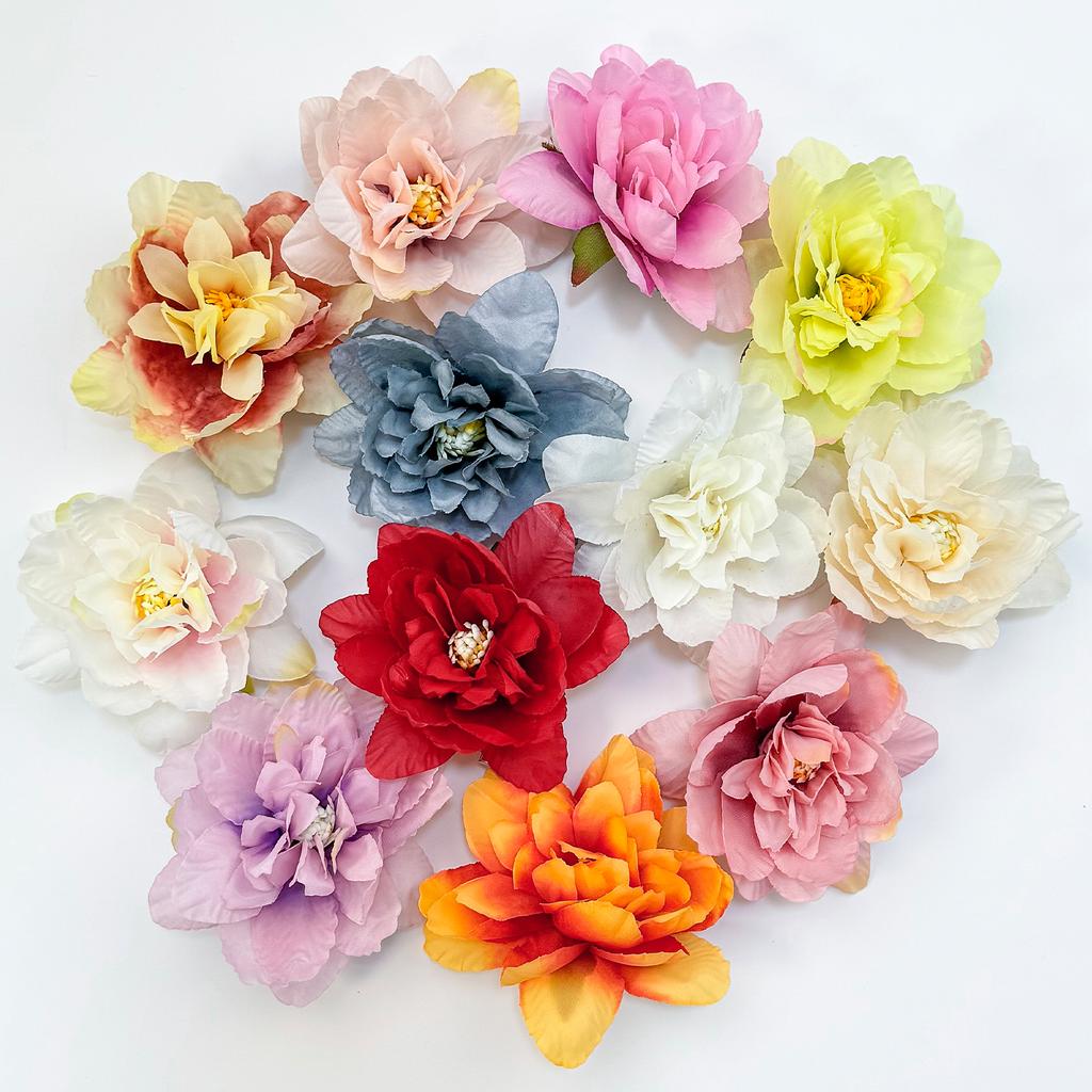3/12pcs Women Girls Hair Clips Flower Hairpin Wedding Headdress Hair Accessories For Bridal Bridesmaid Party Floral Hairclip