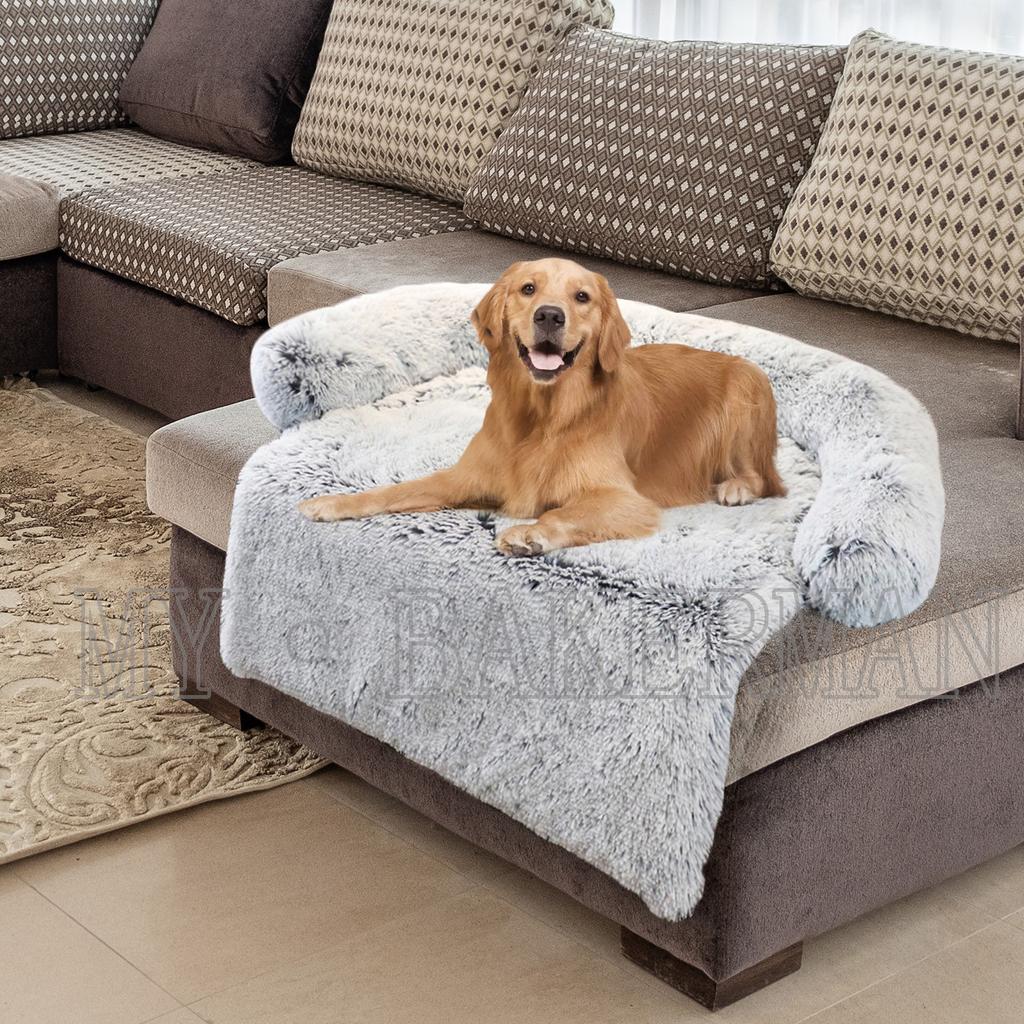 Dropshipping Pet Dog Bed Sofa For Dog Pet Bed Warm Nest Washable Soft Furniture Protector Mat Cat Blanket Large Dogs Sofa Bed