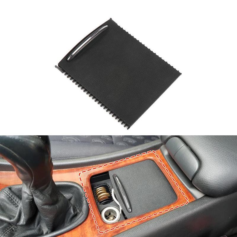Car Center Console Sliding Shutters Cup Holder Roller Shutter Cover For Mercedes-Benz C-Class W203 2000-2007 2036800123 9051