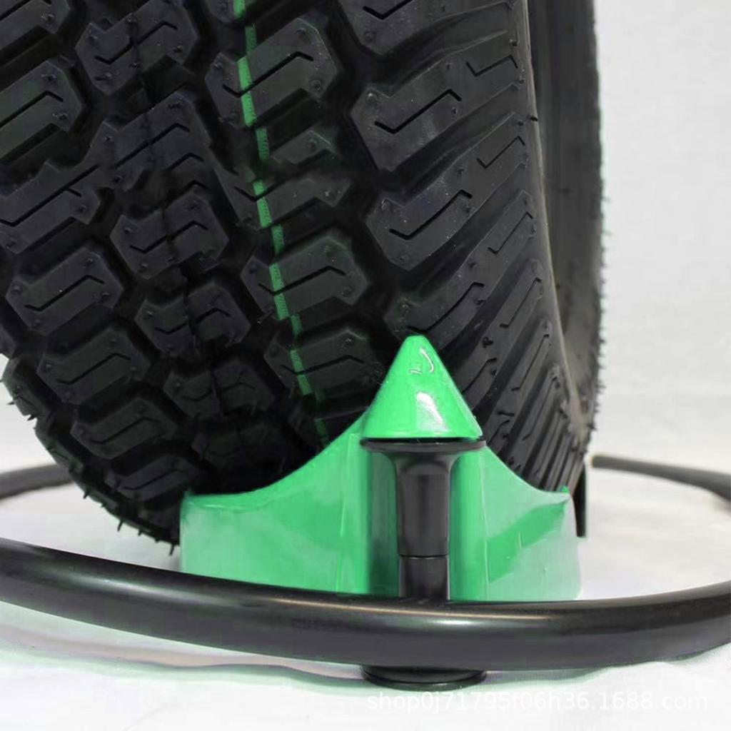 Car Hose Guide Plastic Detailing Tire Hose Roller Car Wheel Rolling System Tool To Prevent Stucking and Snagging Under Wheels Green