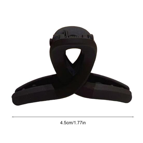 Yousheng 1/2 Stück Haarklammer Kunststoff Haarspangen mit rutschfestem sicherem Halt Mattierte Farbe Ineinandergreifende Zähne Haarklammer Haaraccessoires