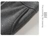 Women's Gray Sequin Velvet Wide-Leg Trousers: Winter Warm, Casual, Thickened, Straight-Leg Fit