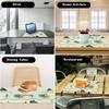 1PC Halloween Place Mats Set Square Table Mats Machine Washable for Autumn Party and Kitchen Decor