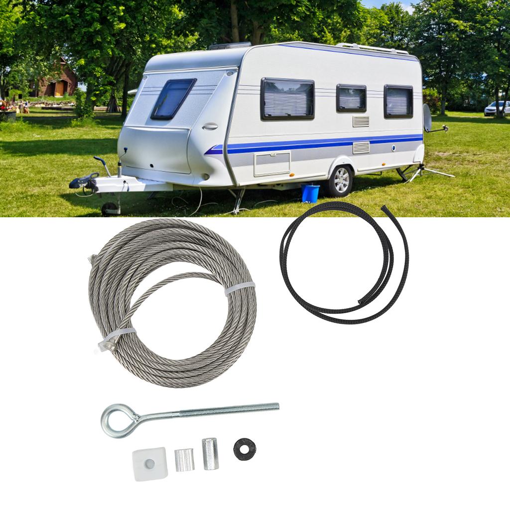 7pcs Cable Repair Kit 22305 Metal Professional Repair Tool for Trailer RV Truck,
