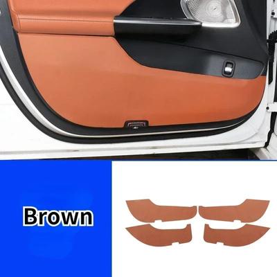 Mercedes Benz C Sınıfı W206 2022-2026 için Deri Araba Kapısı Tekme Önleyici Koruyucu Kir Önleyici Ped Döşeme İç Araba Aksesuarları