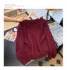 Korean High-End Beaded Knit Pullover for Women - Autumn/Winter Slimming Loose Sweater