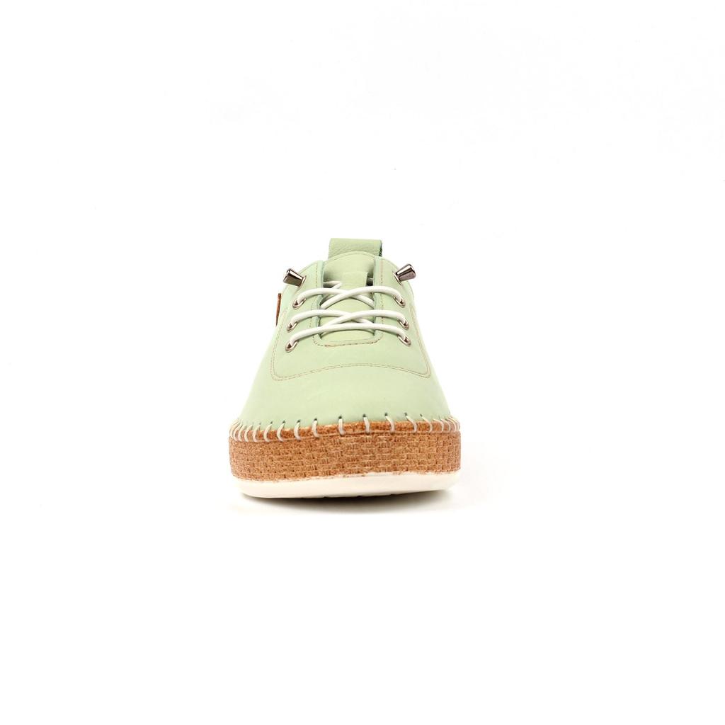 Lunar Womens/Ladies Evie Leather Plimsolls