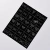 Minimalist Butterfly Bowknot Nail Stickers - Self-Adhesive, No Glue, Trendy INS/Douyin/Xiaohongshu Style