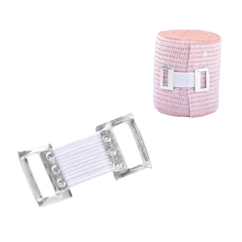 100 Pcs Elastic Aluminum Bandage Clips Stretch Metal Clips Replaceable Elastic Bandage Wrap Clips for Bandages