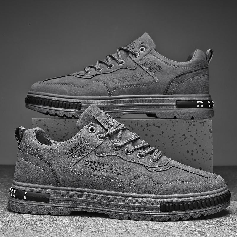 Men's shoes new breathable construction site work son spring and autumn male trend versatile non-slip sports leisure