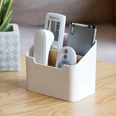 Remote Control Organizer TV Room Organizer Remote Holder For Table Multipurpose Desktop Storage Box Bedroom Living