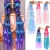 Lantern Braid Twist Braid Bulk Colorful Braided Ponytails Long Bubble Jumbo Braid  for Women