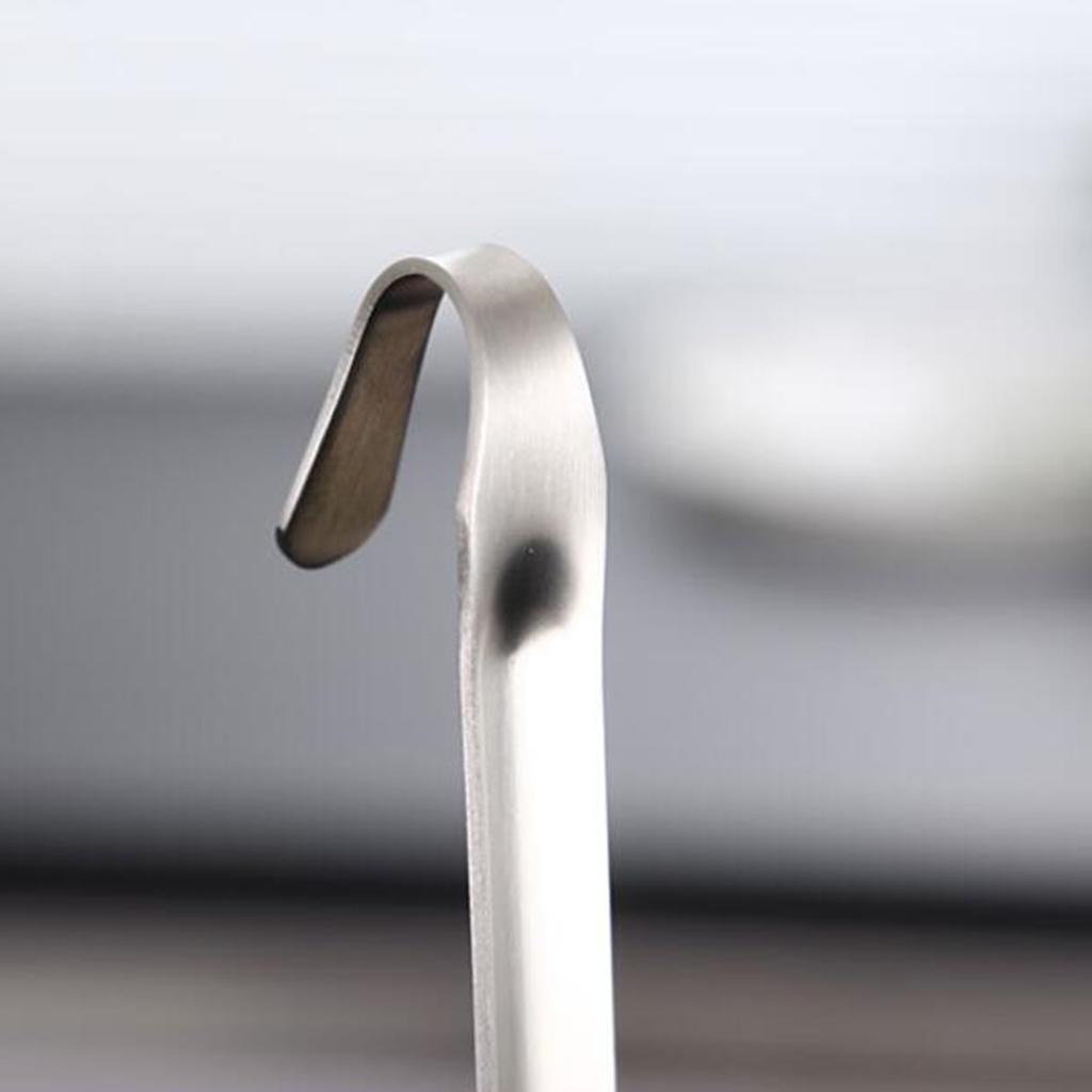Dipper 500ml Spoon Sauce Ladle Long Handle 304 Stainless Steel w/Hook, and High Quality