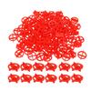 500 Stück Entfernbare Fliesenabstandshalter 1/16 Zoll 2 mm Wiederverwendbar Wandboden Bauwerkzeug Fliesen-Nivelliersystem Rot 2,0 mm