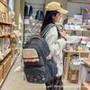 Schoolbag Backpack Female Small Fresh Junior High School Students Niche Design Fashion Personality Double Backpack New Foreign Style Student Schoolbag