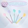 Multi Color Telescopic Handle Pet Massage Comb Cat Soothing Itch Brush Durable Grooming Tool for Enhanced Pet Health and Comfort