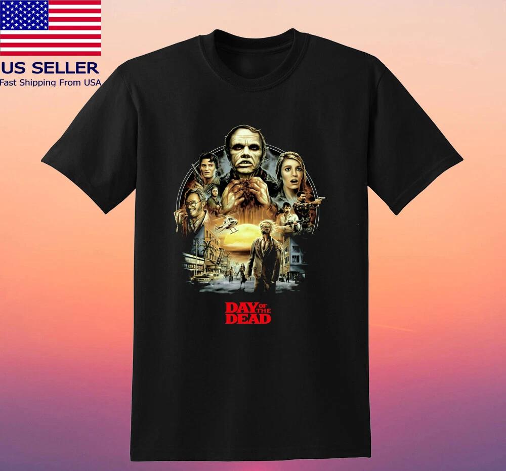 DAY OF THE DEAD Movie Men s Black Size S-5XL S