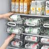 Double-Layer Self-Rolling Beverage Storage Rack for Cans (Large Size)