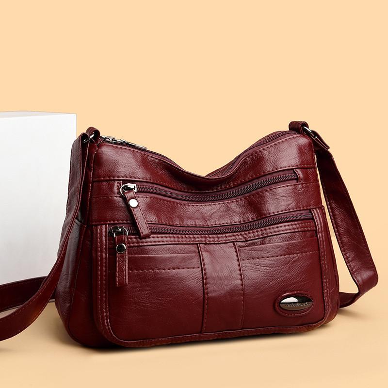Urban Minimalist Pu Crossbody Bag For Women With Multiple Pockets For Everyday Use