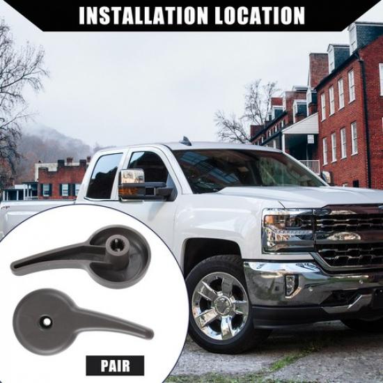 1 Pair Left & Right Seat Recliner Handle Lever Adjust for Chevy Silverado GMC