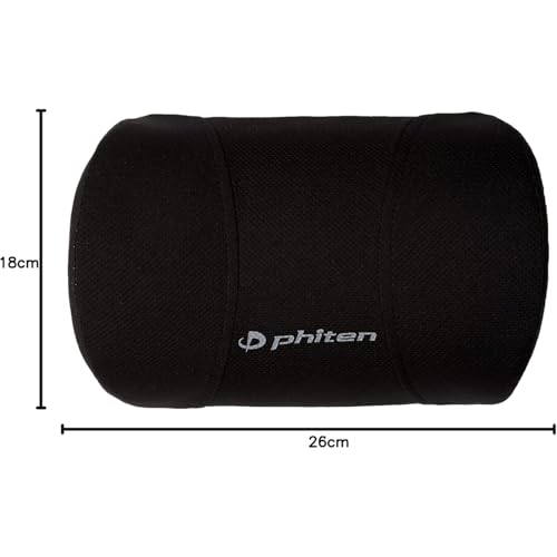 BONFORM Phiten Aqua Titanium Cushion Neck Pillow 26 X 18cm Black Memory Foam Anti-Fatigue Phiten 5815-15BK