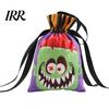 Halloween Candy Bag Pumpkin Ghost Tote Bag, Trick or Treat with Thick Cotton Double Side Print, Sturdy Reusable Party Favor Gift for Kids Durable Or
