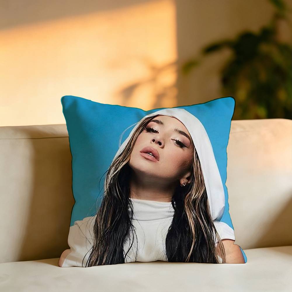 Pop Singer LLola indigo Pillow Case Square DoubleSided Sofa Cushion Cover Bedroom Bedside Pillow