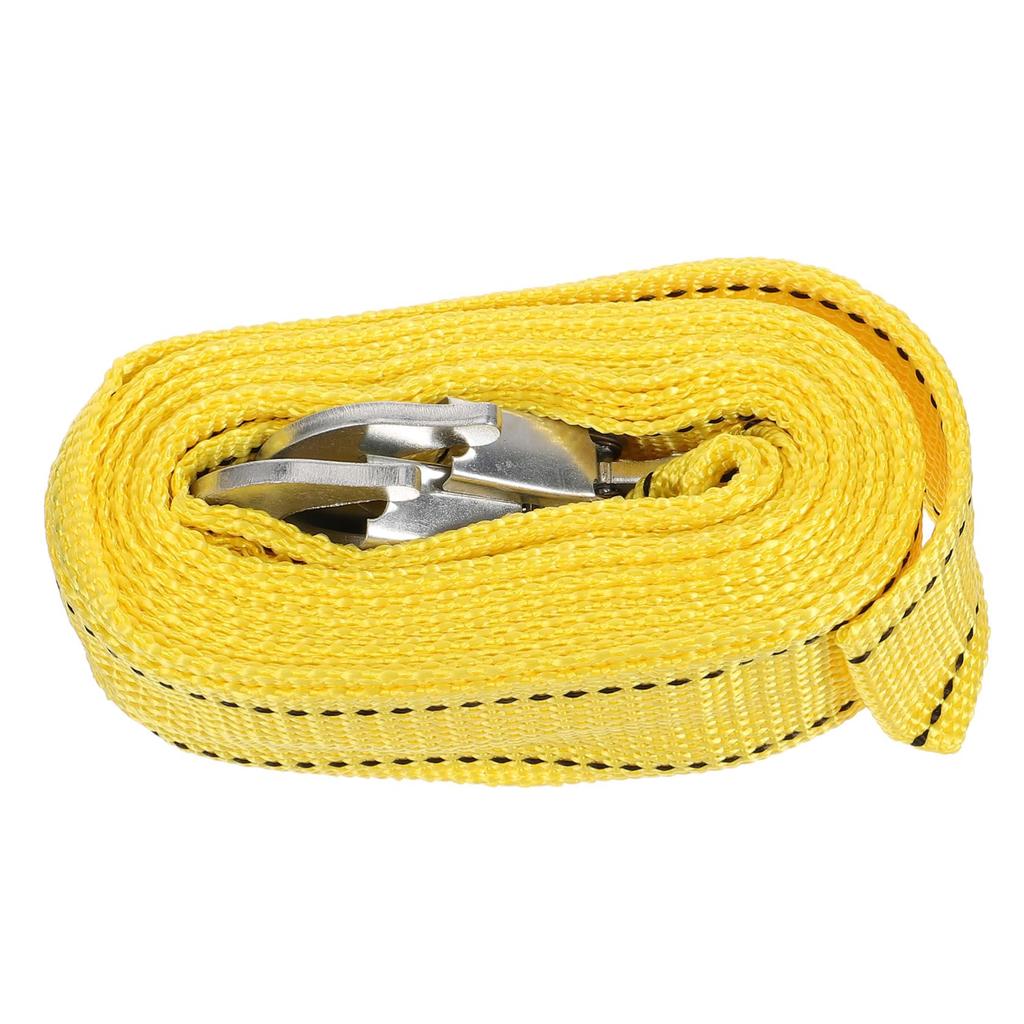 Parliky Car Tow Rope Tow Chain with Hook, Short Ratchet Stst, Emergency Tow St,
