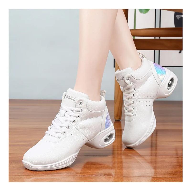 Scarpe da Ballo Donna Ragazze Moderne Suola Morbida Jazz Sneakers Traspiranti Leggere Scarpe da Ballo Fitness Sport