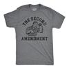 Herren Das Zweite Amendment T-Shirt Lustiger Bärenarme Waffen Witz Tee für Jungs