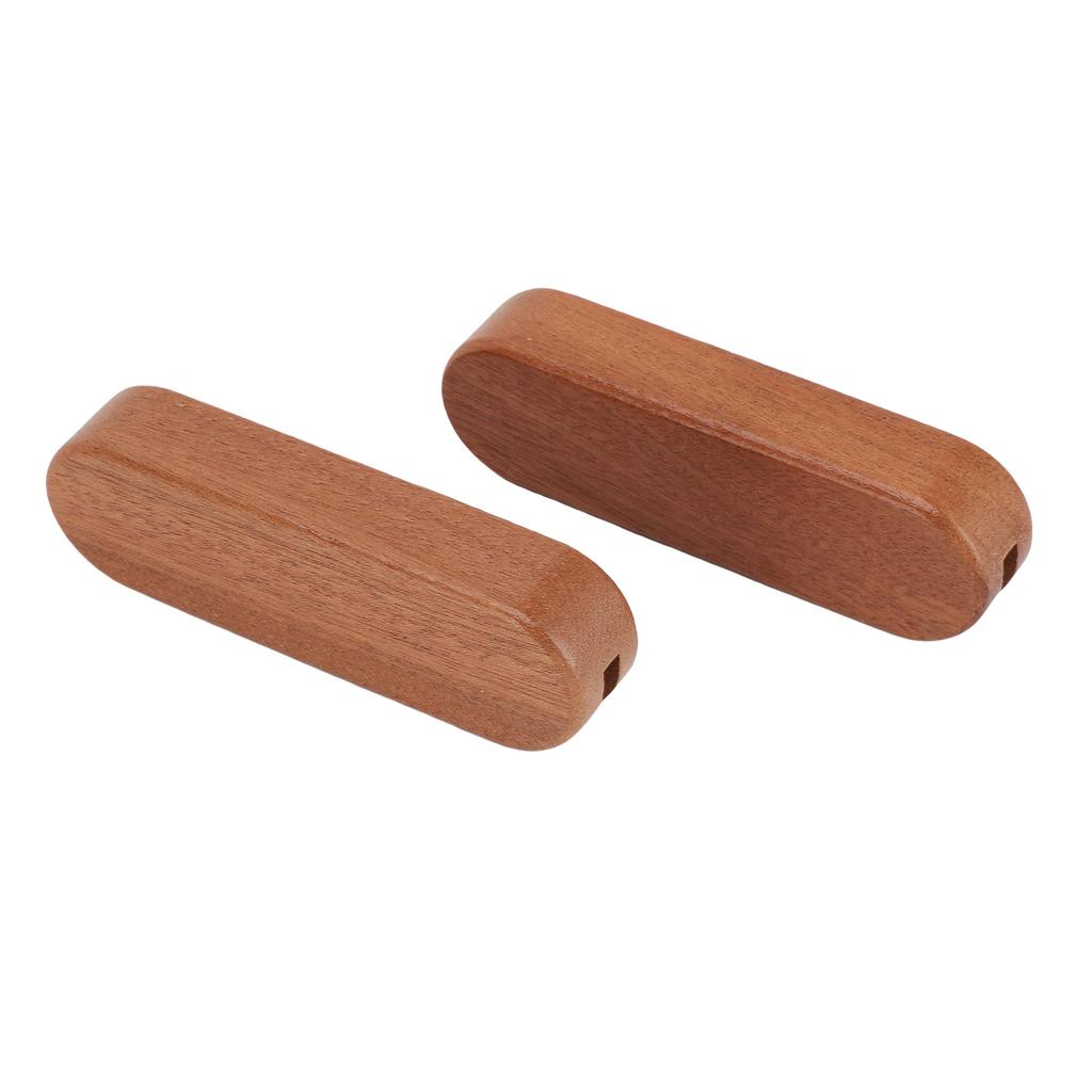 2PCS Wooden Pot Handle Heat Insulation Replacement Handle for Outdoor Camping Grill Pan Cookware