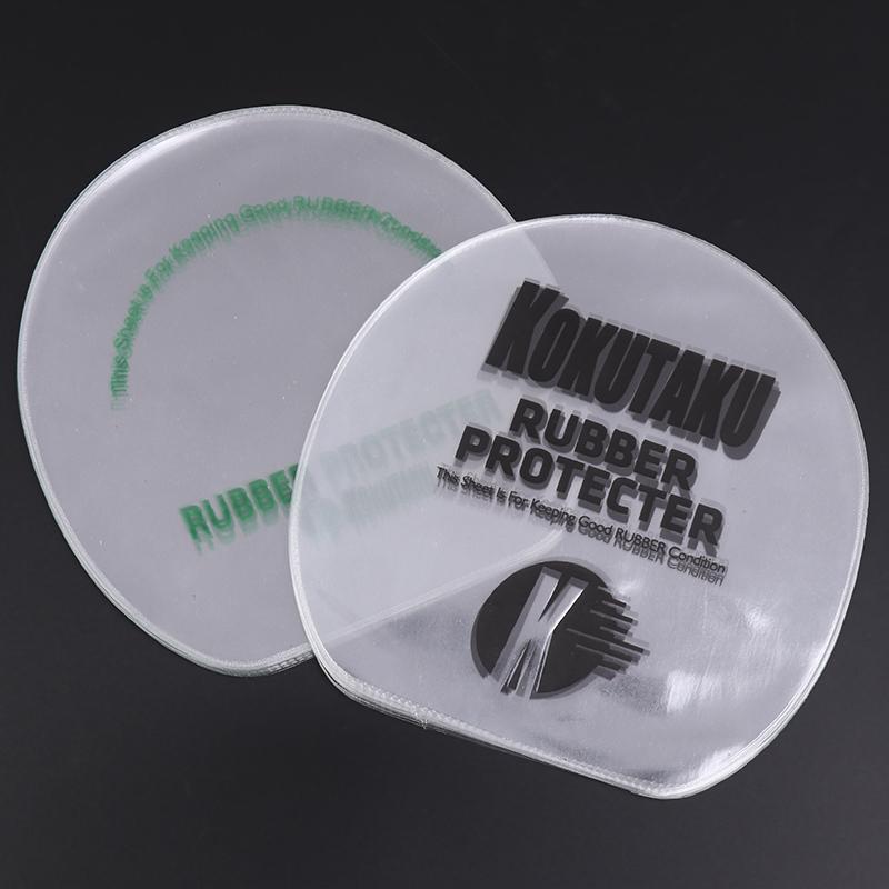 10Pcs Table Tennis Racket Astringent Adhesive Film Sticky Dust-Proof Clear Adhesive Protective Film For Table Tennis Rubber Skin