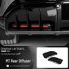 Xiaomi YU7 Rear Diffuser Fog Light Trim Protective Cover