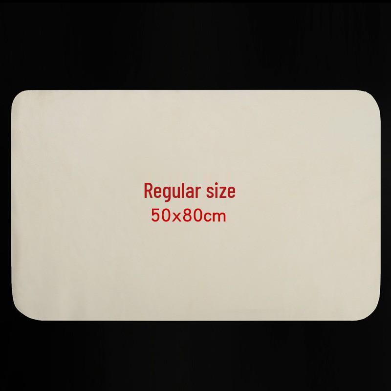 Extra Large Genuine Leather Deerskin Towel - Water Absorbent Thick Suede for Streak-Free Glass & Car Cleaning, Non-Shedding.