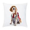 45X45Cm Dog Peach Skin Hug Pillowcase Custom Bedroom Car Sofa Cushion Pillowcase Cushion Cover