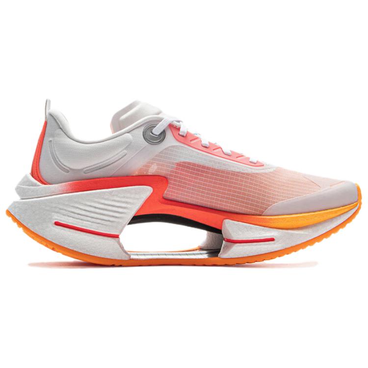 Li Ning Absolute Shadow 3 Essential Technology Professional Speed Training Running Shoes Men Sneakers White Red ARRV003-7