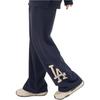 MLB Los Angeles Dodgers Logo Print Elastic Waist Slim Fit Straight Leg Knit Sweatpants Men Pants Deep-Navy-Blue 3APTM0234-07NYD
