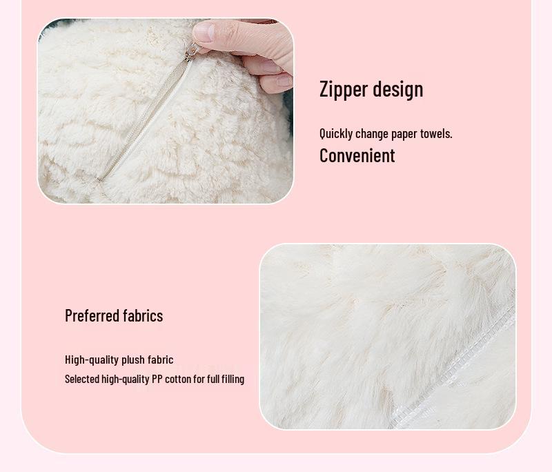 Cute Cartoon Car Hanging Tissue Box - Creative High-End Interior Paper Dispenser