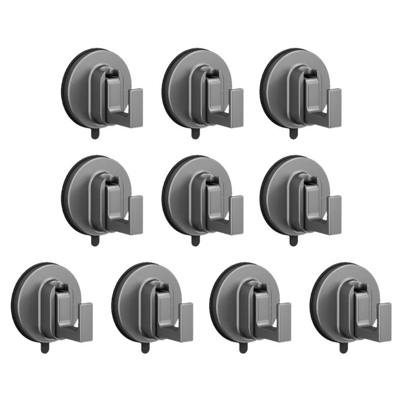 Suction Cup Hooks Wall Mounted Bathroom Clothes Hanger Kitchen Cabinet Door Hooks For Bathroom Tile Glass Surfaces